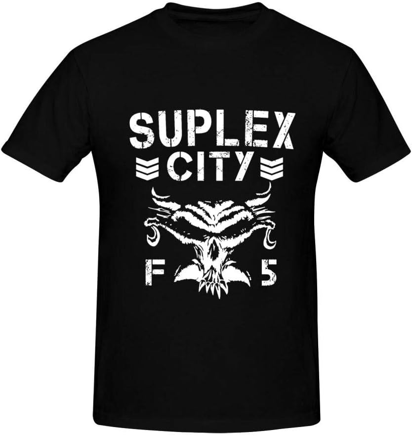 NVT NA Suplex City Brock-Lesnar Men's T-Shirt Short Sleeve Crew Neck 100% Cotton Tee