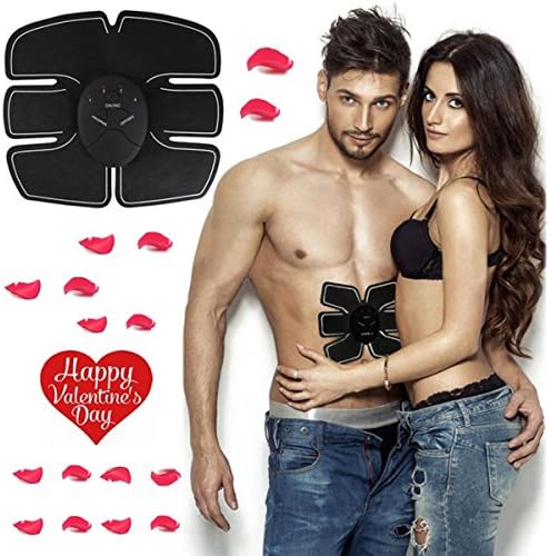 Abs Stimulator Abdominal Muscle Toner - six pack EMS abs, Ultimate Ab massage Toning belt fat burner Abdomen/Leg/Waist, gym Training Home Office Exercise Equipment Workout Fitness