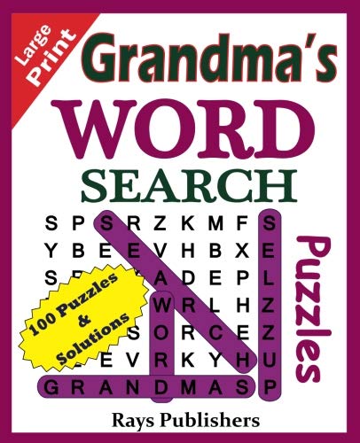 B.o.o.k Grandma's Word Search Puzzles (Suitable for hours of brain exercise.) (Volume 1) [D.O.C]
