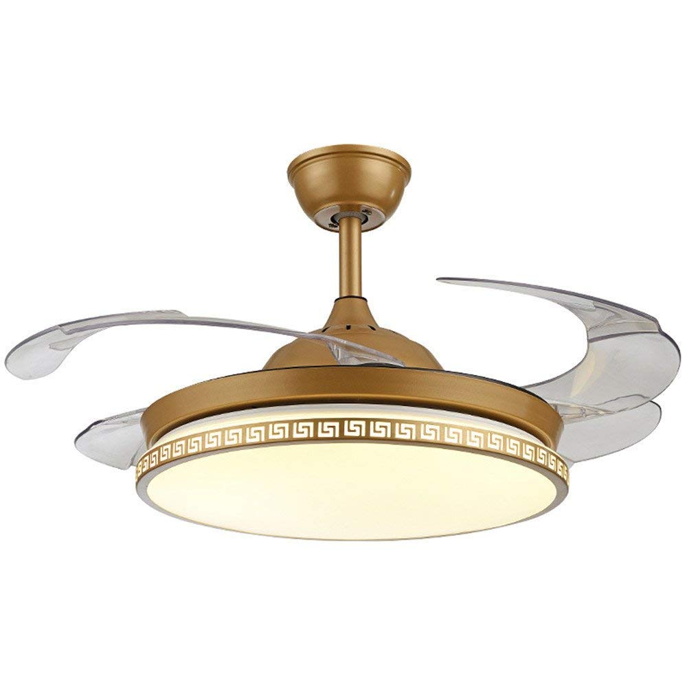 Tipton Light Modern Simple Invisible Fan Lamp French Wooden Pure