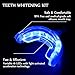 Herwiss Teeth Whitening Accelerator Light, Powerful Blue LED Teeth Whitener with 3 Adapters for iPhone, Android & USB, Whiten Teeth Faster, Work with Teeth Whitening Strips, Gels (Not Included)