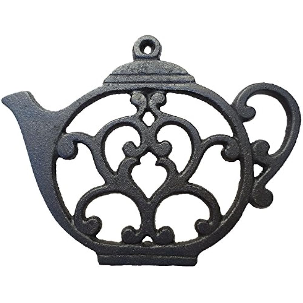 Teapot Trivets Trivet Black Cast Iron For Kitchen & Dining Table More