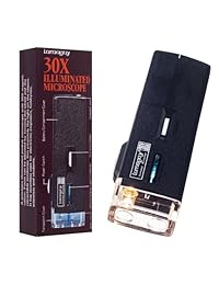 Microscopio de mp7513 30 x iluminado microscopio de bolsillo