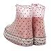 Polka Dot XL Reusable Waterproof Guard Slip-resistant Women Girls Shoes Cover