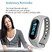 Cubot V1 Bluetooth 4.0 Smart Bracelet, Waterproof Smart Wristband Fitness Tracker with a Pedometer Step Counter Distance Counter Sleep Monitor Call/SMS Reminder, Gray