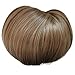 CAISHA Bun Hair Piece Braid Ponytail Bun Hepburn Bun Scrunchie Updos Brown Blonde Mix HD11