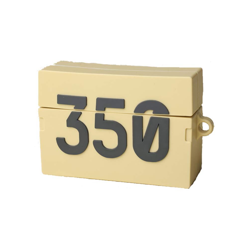 WinCheer Silicone Case Compatible with Airpods Pro Air pods 3, Creative Cute Cartoon 3D Unique Protective Cover, Character Skin Fun Funny Cases with Keychain for Kids Boys Girls Women Men (350)