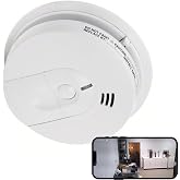 4K HD Wi-Fi Nanny Smoke Alarm Spy Camera Mobile View with 32GB SD Card Included - 120V Wired / 4618 / Video Only (No Audio)