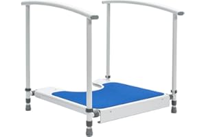 NRS HEALTHCARE Nrs Nuvo Petite Childrens Toilet Platform with Handrails - Height Adjustable (Eligible for VAT Relief in The UK)