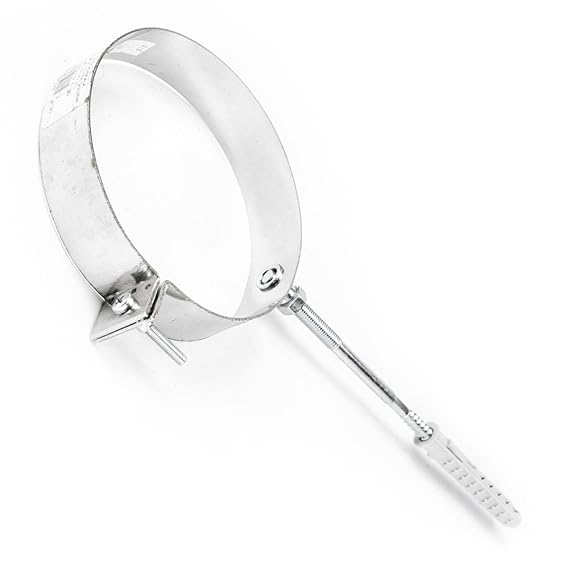 Stainless Steel, Chimney Flue, Wall Support Clamp With Screw to Pipes