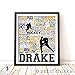 PrintChicks -Hockey Typography Personalized Print - Wall Art Decor Poster Team Gift