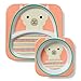 Skip Hop Baby Plate and Bowl Set, Melamine, Llama