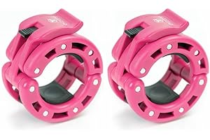IRON BULL STRENGTH Olympic Barbell Clamps (Pair) – Locking 2" Olympic Size Weight Collars - Quick Release Collar Clips – Bar Clamps Great for Weight Lifting, Olympic Lifts and Strength Training
