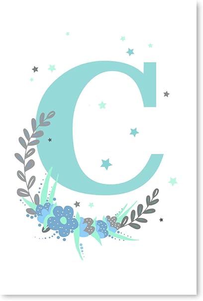 initial prints for nursery