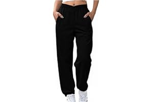 Pantalon de survêtement pour femme avec taille élastique croisée et poches