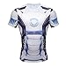 New Avengers Iron Man Superhero Costume Slim Fit T-Shirt Athletic Cycling Jersey
