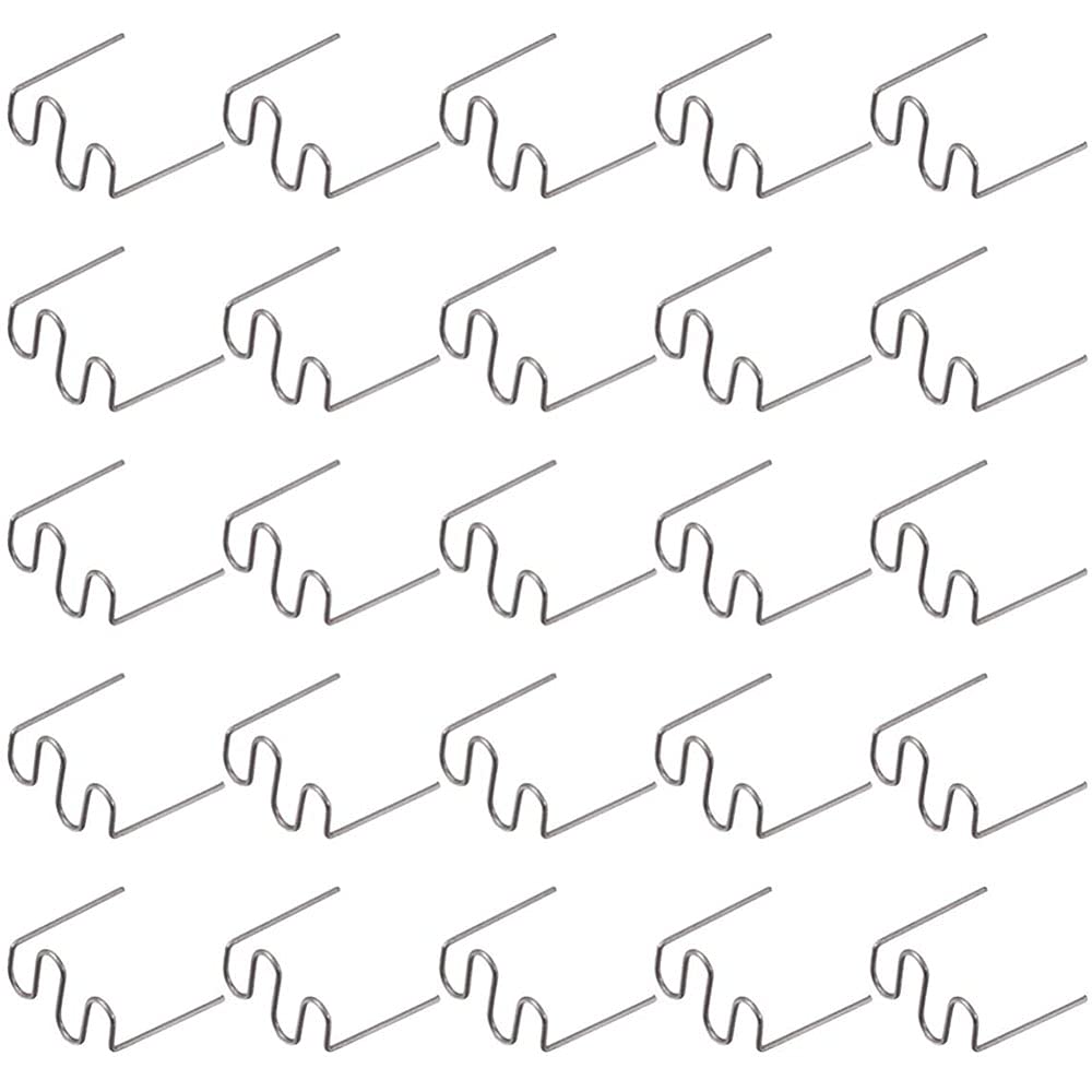 ANCLLO 500pcs Welding Rods Hot Staple Repair Machine Plastic Welding Hot Stapler Car Auto Bumper Repair Pre Cut Wave Staples 0.6mm