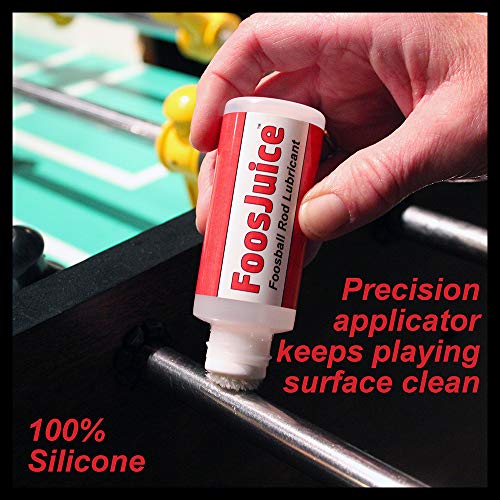 Spot On FoosJuice 100 Silicone Foosball Rod Lubricant with Dauber Top