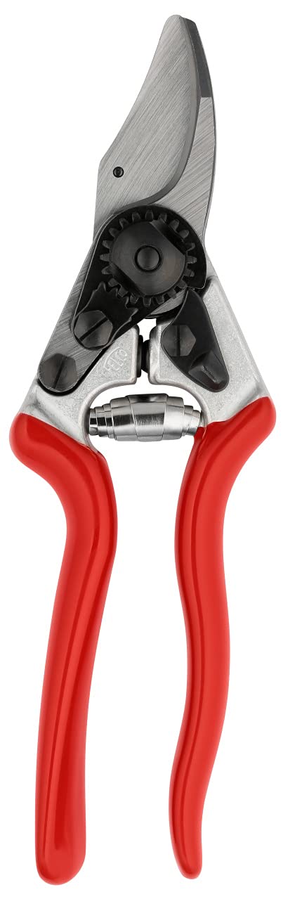 Felco 16 Secateurs Left Handed Medium Size Forged Alloy Ergonomic Handles Floristry Gardening Horticulture Vineyard Bonsai Topiary Olive Grove Hardened Steel Blade Precision Manufacturing Swiss Made