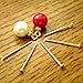 400pcs Mix Silver/Gold Plated Head Pins 3/4