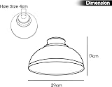 LEDSone Retro Green Metal Ceiling Lampshade 29cm Easy Fit Pendant Light view 6