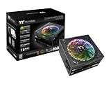 Thermaltake Toughpower iRGB Plus 850W 80+ Platinum Digital RGB LED Smart Zero Fan SLI/Crossfire Ready ATX12V v2.4 / SSI EPS v2.92 Power Supply 10 YR Warranty PS-TPI-0850F2FDPU-1