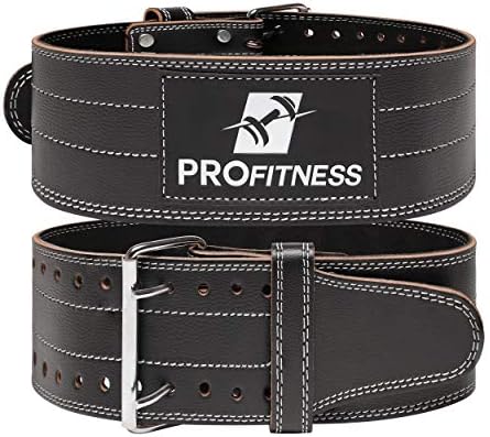 ProFitness Genuine Leather Workout Belt 