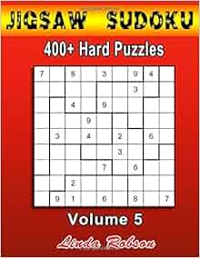 jigsaw sudoku 400 hard puzzles volume 5 bored of regular sudoku try