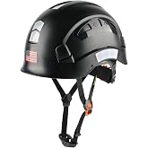 GREEN DEVIL Safety Helmet Hard Hat Vented Construction Work Hardhat for Men