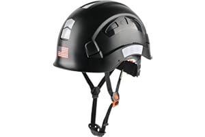 GREEN DEVIL Safety Helmet Hard Hat Adjustable Lightweight Vented ABS Work Helmet 6-Point Suspension ANSI Z89.1 Approved Ideal for Industrial & Construction