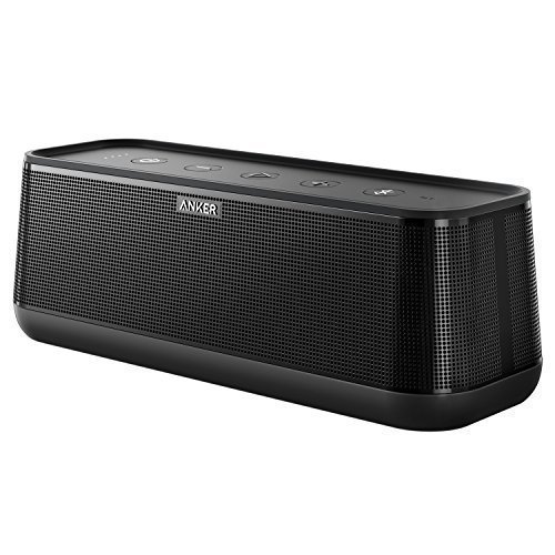 Anker SoundCore Pro 25W Bluetooth Speaker with Superior Bass and High Definition Sound - Premium Portable Wireless Speaker with 4 Drivers, 18h Playtime, Splashproof for iPhone, Samsung etc.