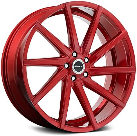 [Wheels+Tires] 20" 22" 24" 26" 28" Balanced, Ready to Install - Strada Sega Wheel + Tire (Set of 4) fits GMC Chevy Toyota Ford Dodge Cadillac BMW Nissan Ram