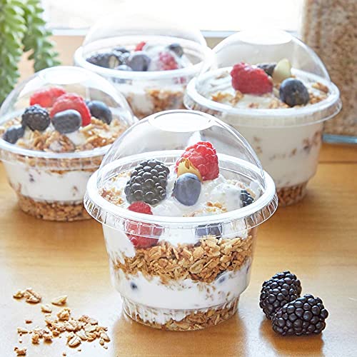 Clear Plastic Ice Cream Cups with Lids (8 oz, 50 Pack) Pricepulse