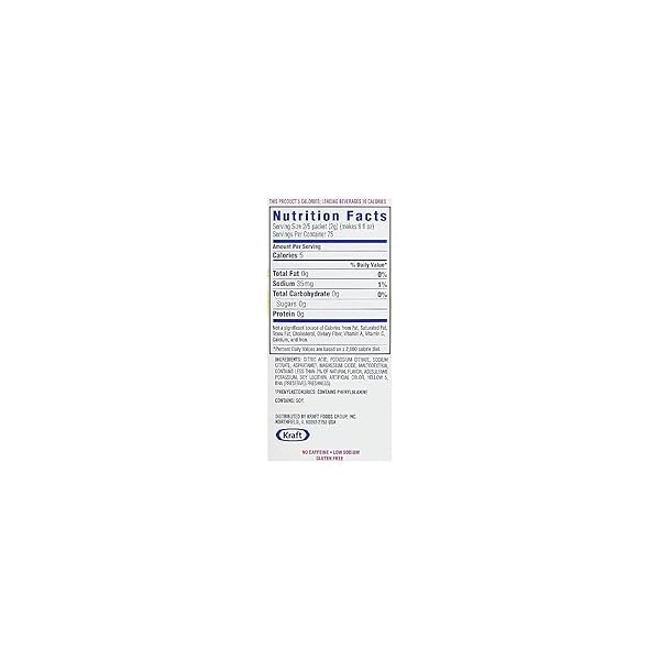 CRYSTAL LIGHT FLAVORED DRINK MIX, LEMONADE 30 COUNT, 0.17 OZ