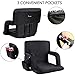 Sportneer Stadium Seats for Bleachers, Bleacher Chairs with Back and Cushion Bleacher Seats with Back Support Padded Stadium Chair with Armrests 6 Reclining Positions for Sport Events Camping Beaches