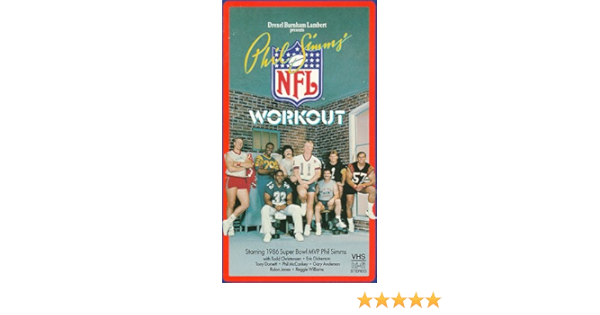Amazon Com Phil Simms Nfl Workout Vhs Movies Tv