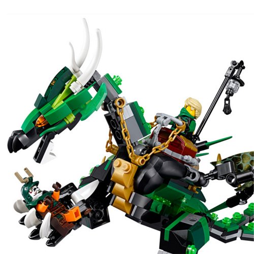 LEGO Ninjago 70593 The Green NRG Dragon Building Kit (567 Piece)