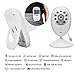 Baby Monitor with Digital Camera, INSMA 2.4'' Video LCD Display, Infrared Night Vision, Temperature Monitoring, 960 ft Range Rechargeable Battery, Two Way Talkback Function and Lullabies