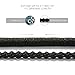 My Garden Provisions Expandable Garden Hose: Flexible, No Kink Expanding Hose with Brass Connector, Lightweight and Portable - Water Nozzle Included