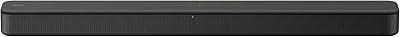 Sony S100F 2.0ch Soundbar with Bass Reflex Speaker, Integrated Tweeter and Bluetooth, (HTS100F), easy setup, compact, home office use with clear sound black