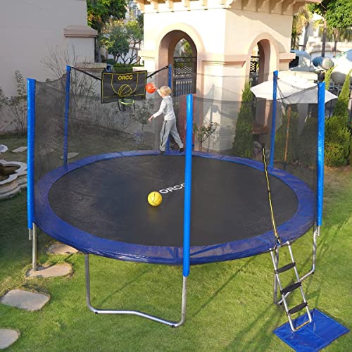 ORCC Trampoline 16 15 14 12 10FT ASTM and CPSIA Approved Basketball