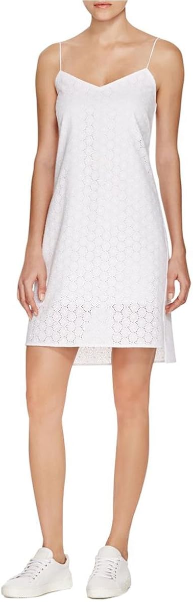 white high low sundress