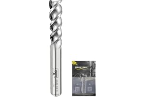 SPEED TIGER Carbide Square End Mill - 3 Flute - IAUE1/4 3 (1 Piece, 1/4") - High Feed U-Type Design - for Roughing and Finishing - for Milling Aluminum Applications – Professional Mill Bits Sets