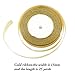 Aneco 100 Yards 22 mm Christmas Ribbon Wide with 25 Yards 15mm Gold Glitter Metallic Sparkle Ribbon Shimmer Sheer Organza Ribbons for Gift Wrap Wedding Christmas Decoration,3 Rolls, Green, Red and Go
