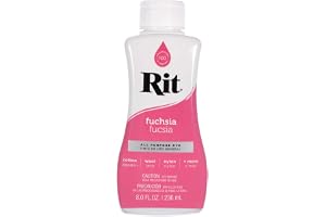 Rit Dye Liquid – Wide Selection of Colors – 8 Oz. (Fuchsia)