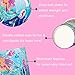 Mermaid Birthday Party Supplies Decorations Kit Favors - Serves 16 - Tablecloth, Plates, Napkins, Cups, Spoons, Knives, Straws, Invitation Cards, for Girl's Birthday and Baby Shower Decor - 113 Pcs