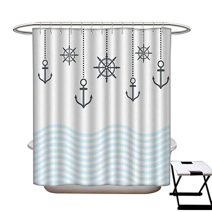 Amazon Com Anchor Anti Bacterial Shower Curtain Liner Anchors