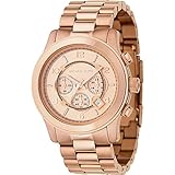 Michael Kors Watches Men's Rose Gold Oversize Runway Watch