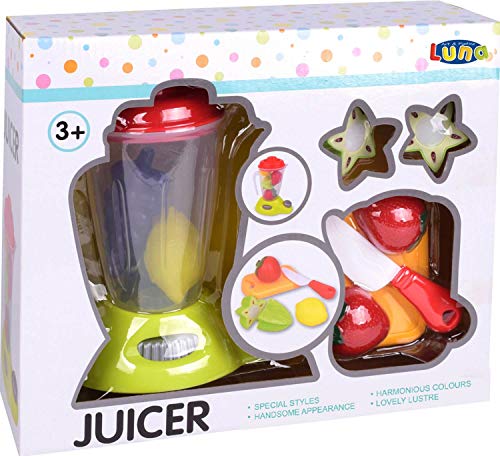 JT-Lizenzen Luna Spielküchen-Set Standmixer Smoothie Mixer mit Zubehör Kinder Küchengerät +3J – Bild 3