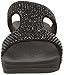 FitFlop Women's Rokkit Slide, Black Diamond, 5 M US
